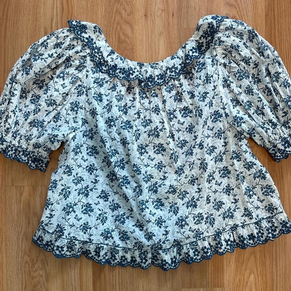 doen lazuli top in songbird toile - Picture 2 of 2